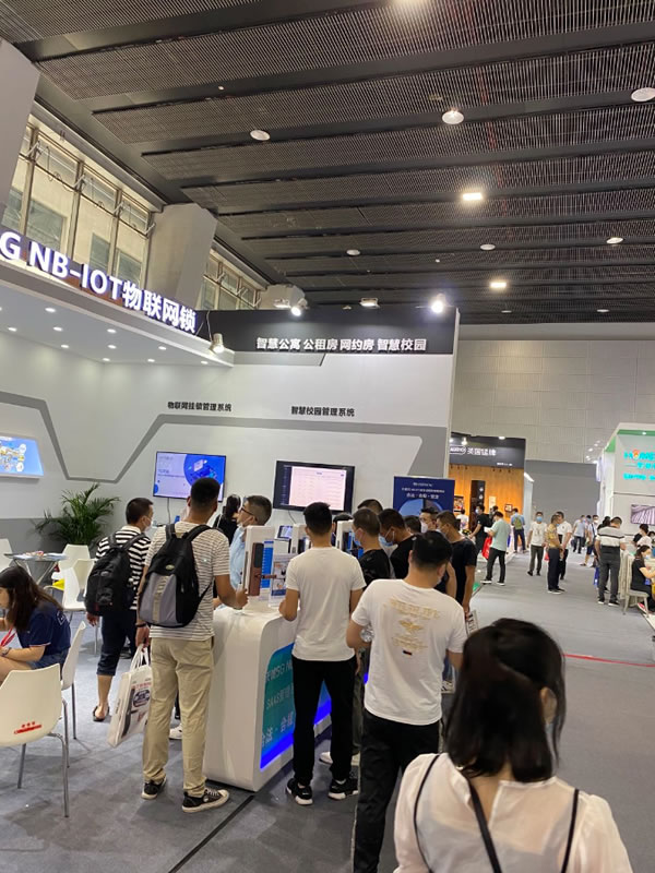 廣州建博會首日||天誠5G NB-IOT物聯網鎖成為行業引領者，科技創新締造民族品牌