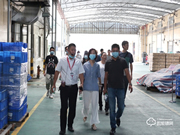 質(zhì)量標(biāo)桿企業(yè)參觀學(xué)習(xí)交流團(tuán)蒞臨櫻花智能鎖總部考察交流