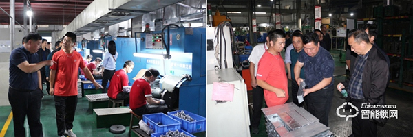 湖南江華赴粵港澳大灣區招商考察團蒞臨櫻花智能鎖考察交流 湖南江華赴粵港澳大灣區招商考察團蒞臨櫻花智能鎖考察交流