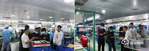 澤信集團領導一行蒞臨櫻花智能鎖考察交流