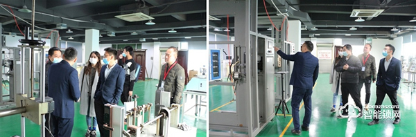 佳兆業科創集團領導一行蒞臨櫻花智能鎖參觀考察