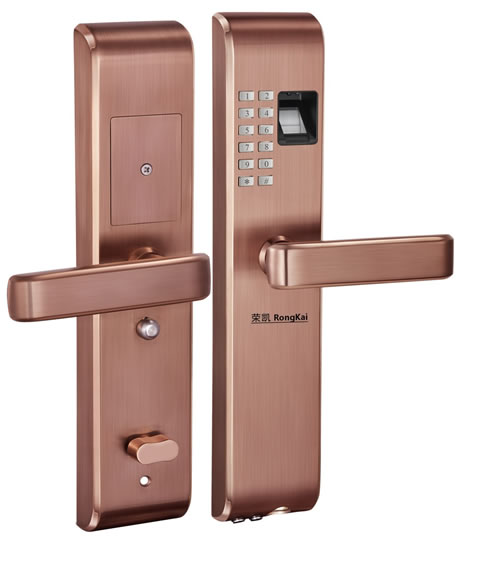 智能玻璃門指紋鎖，高端辦公室都有用!