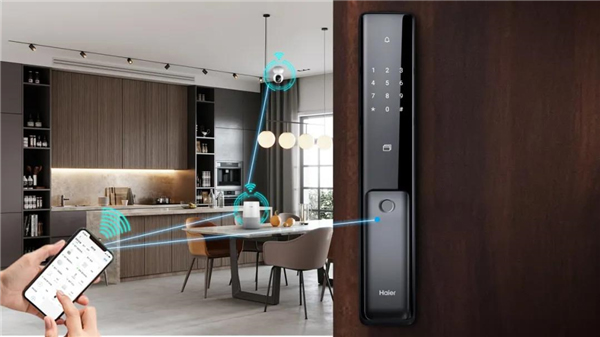 海爾智能門鎖：又忘帶鑰匙了？不好意思，我家根本不用鑰匙！