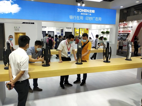 忠恒高配智能鎖：中國建博會（廣州）展廳人氣爆棚