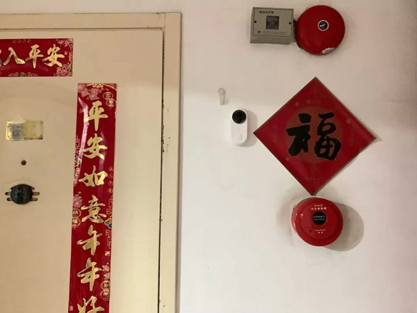 移康智能可視門鈴助力疫情防控：零接觸、秒報警！