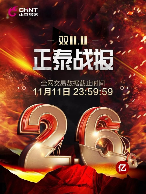 正泰居家：雙十一 為奮斗者獻(xiàn)上敬意