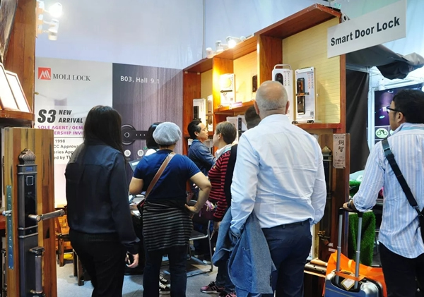 摩力智能鎖攜新品S3驚艷亮相第125屆廣交會