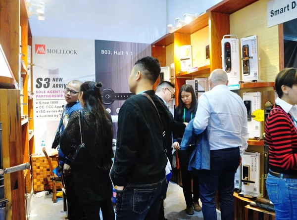 摩力智能鎖攜新品S3驚艷亮相第125屆廣交會