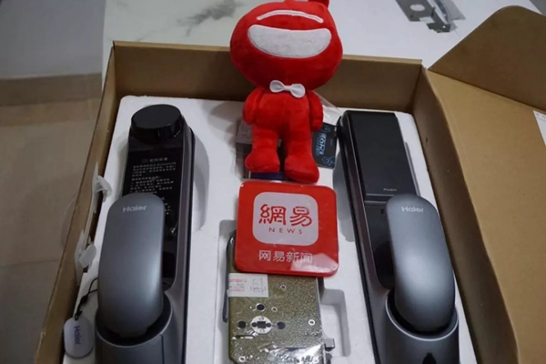 海爾智慧家居智能鎖貼心安全，治愈強迫癥