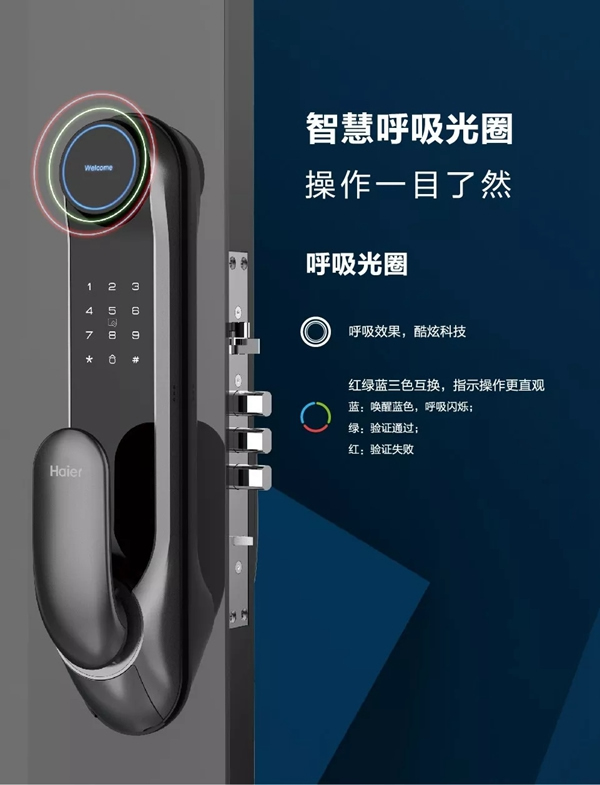 海爾智慧家居智能鎖，2019年煥新從家門開始