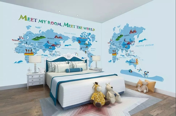 科布斯無縫墻布：巧妙搭配兒童房，描繪孩子心中最美的夢！
