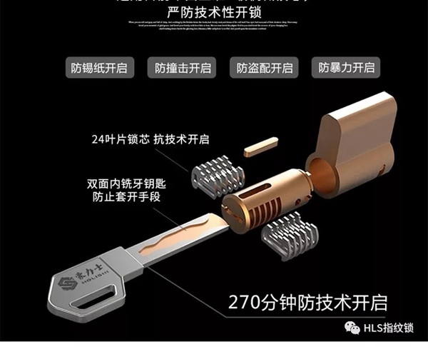 豪力士智能指紋鎖，一生只為做好一把鎖！