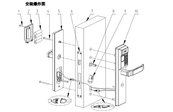 指紋鎖廠家教你指紋鎖安裝的八大步驟