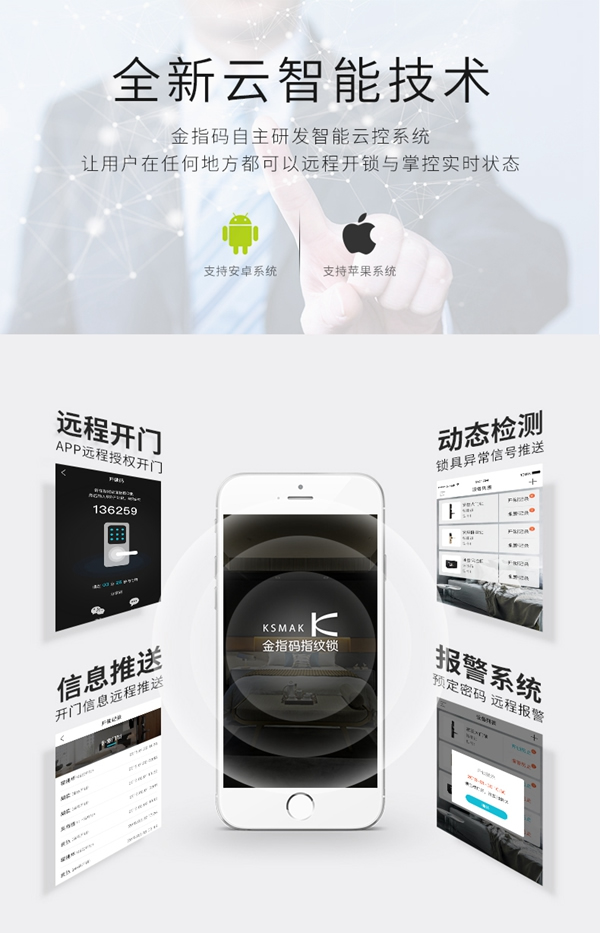 KSMAK金指碼智能鎖讓你愛上回家，給你帶來智能家居新體驗