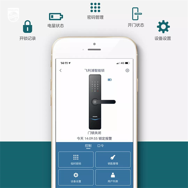 飛利浦智能鎖這5大報(bào)警功能，你了解多少？