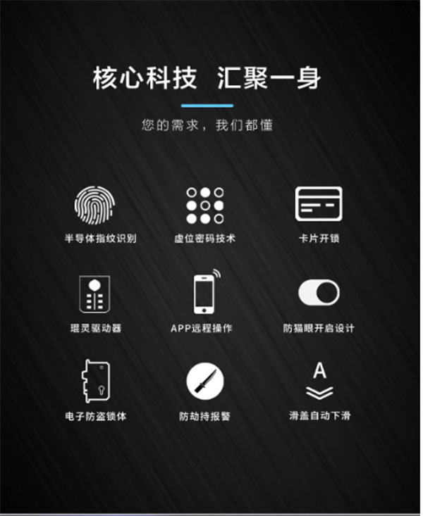 琨山通用：無鑰匙D6靜音滑蓋智能鎖煥彩上新