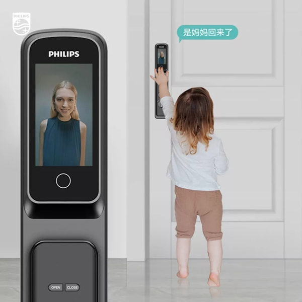 飛利浦智能鎖DDL708-VP雙重可視，為你全景護(hù)家