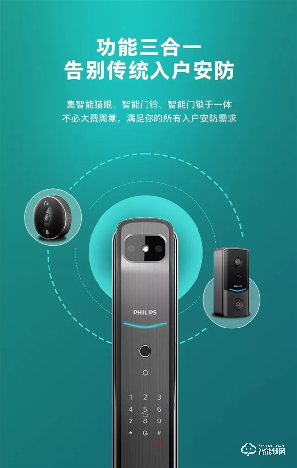 新品首發 | 飛利浦DDL709視頻鎖，定義全自動可視生活