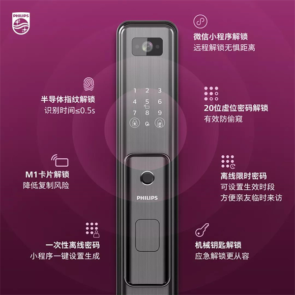 飛利浦智能鎖：遠程解鎖，看DDL301-VP可視智能鎖如何讓你智感生活