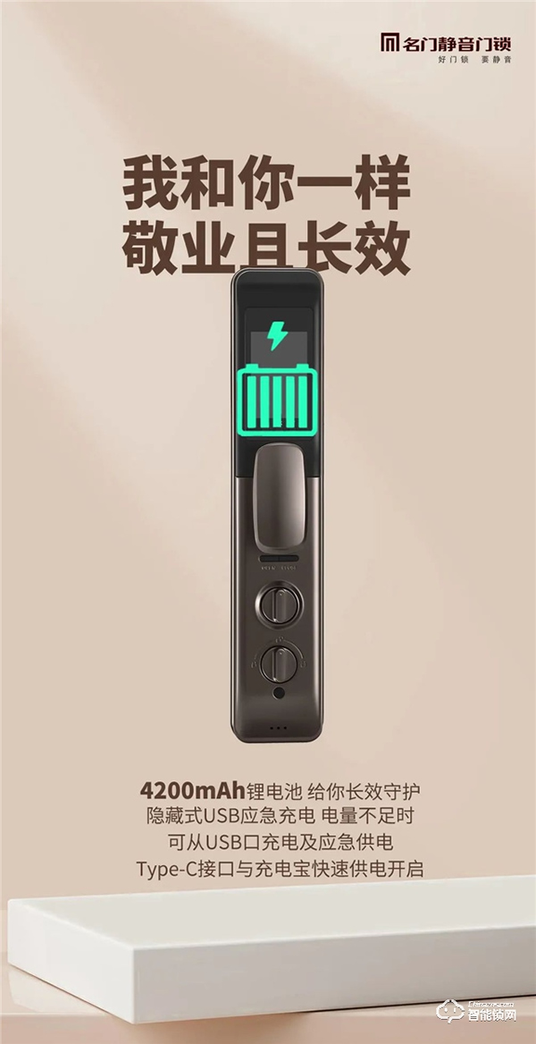 新品首發 | 名門3D人臉識別＆可視對講＆貓眼視屏全自動智能鎖 全新上市！