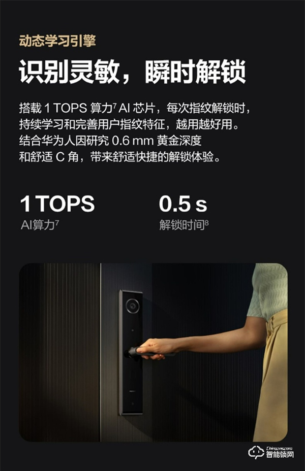 華為最便宜智能門鎖今日開售：限時(shí)8折 僅1099元