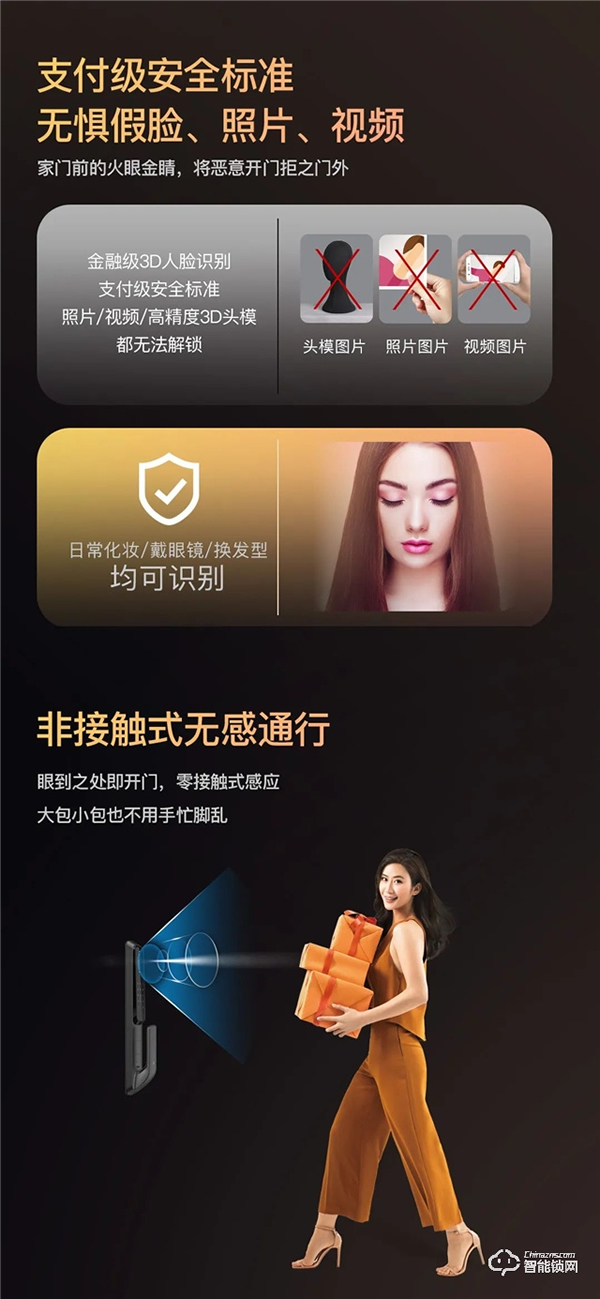 新品上市｜名門K10全自動智能鎖穩，主動可視快，無感刷臉