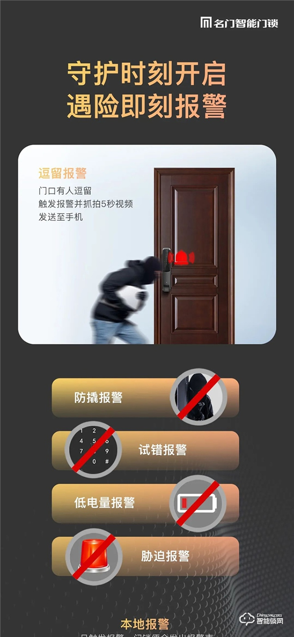 新品上市｜名門K10全自動智能鎖穩，主動可視快，無感刷臉