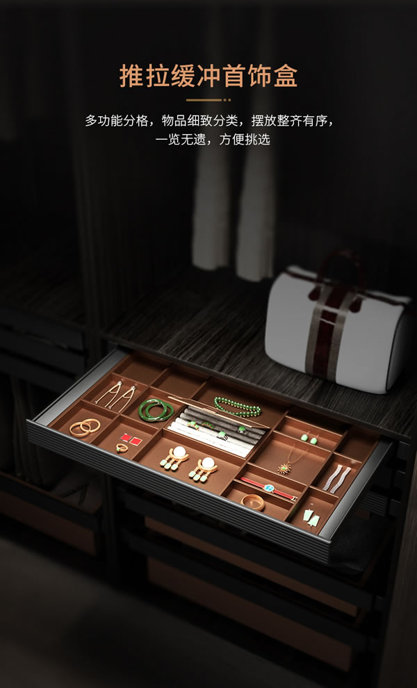 匯泰龍 | 深諳家居，時尚優雅丨祖瑪瓏系列·輕奢版衣柜收納五金