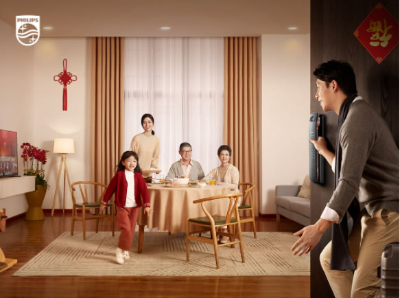 春節(jié)返鄉(xiāng)家門安全誰(shuí)來(lái)顧？這題交給飛利浦智能鎖