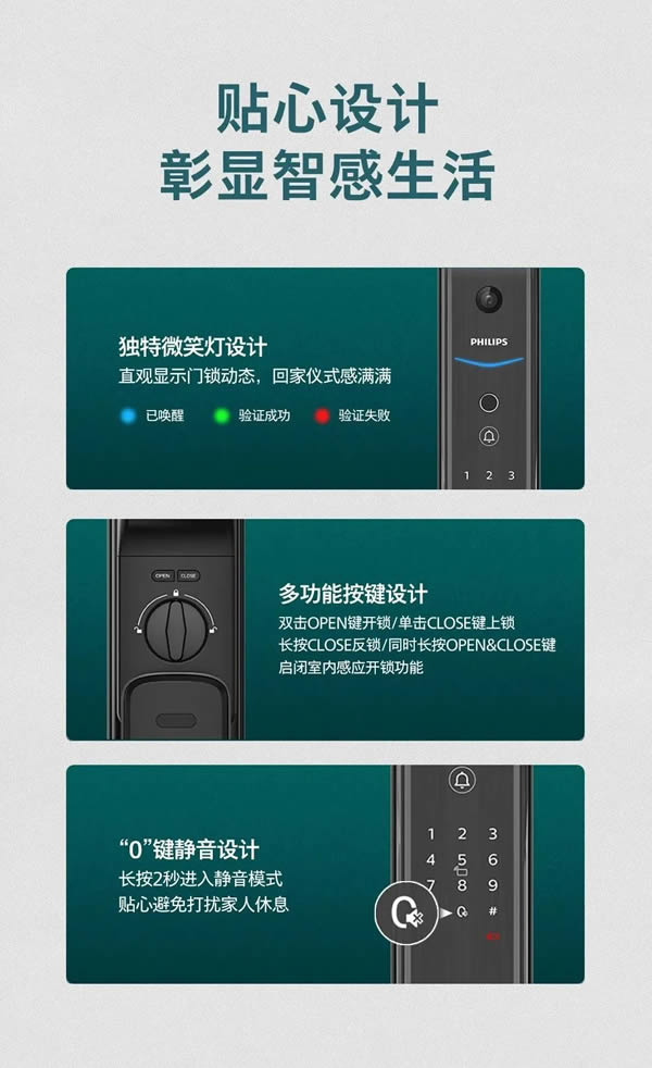 飛利浦首款人臉視頻鎖DDL709-FVP,盡享無觸式門鎖新體驗 飛利浦首款人臉視頻鎖DDL709-FVP,盡享無觸式門鎖新體驗