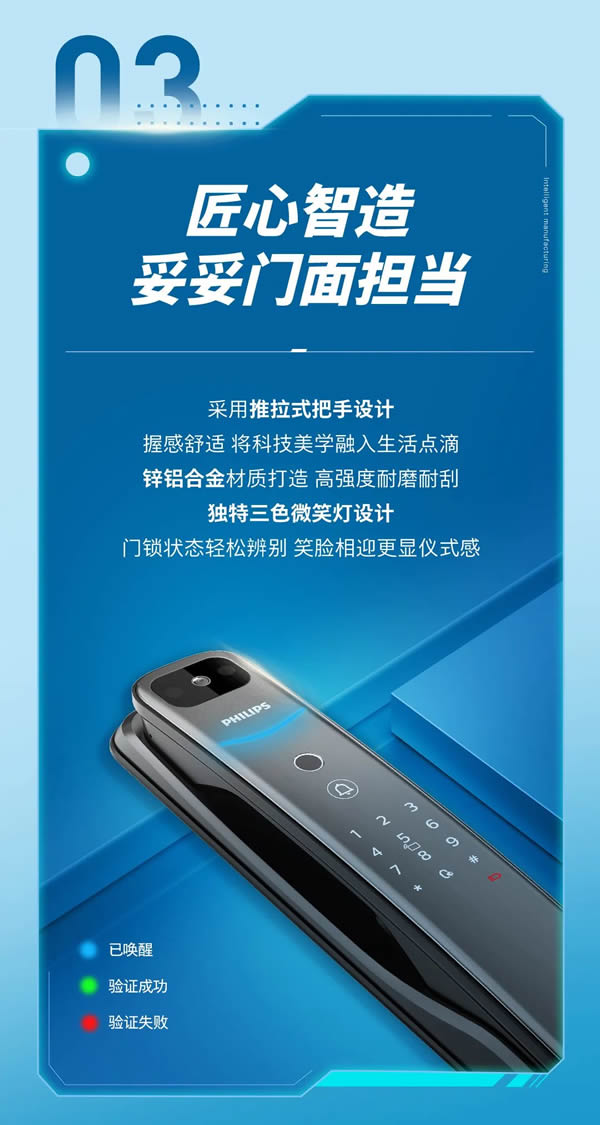 飛利浦智能鎖：還為家門安全焦慮？拒絕內(nèi)耗，我選它！