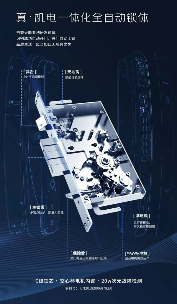 亞太天能首款集3D人臉 x 智屏 x 智能貓眼于一身的全自動智能鎖 亞太天能首款集3D人臉 x 智屏 x 智能貓眼于一身的全自動智能鎖