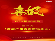 GVS×榮譽(yù) | 喜報(bào)!GVS榮登首屆廣州百家新銳企業(yè)榜單!