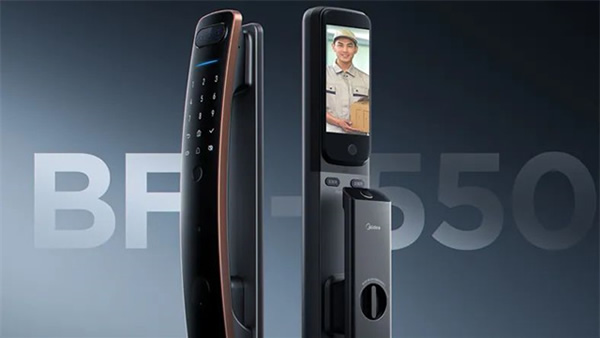 美的智能門鎖BF550 Plus：?貓眼可視，遠(yuǎn)程智控