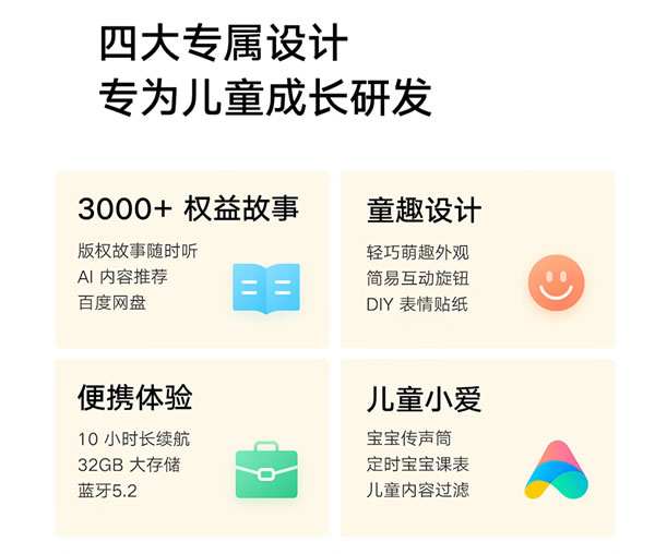 小米小愛音箱兒童版開啟預售:專為 3-6 歲兒童設計,售 299 元 小米小愛音箱兒童版開啟預售:專為 3-6 歲兒童設計,售 299 元