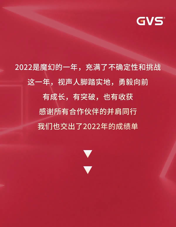 GVS視聲智能的2022“數”職報告，請查收！