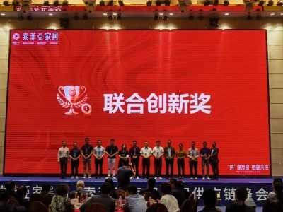 雅潔五金智能鎖榮獲索菲亞家居“聯合創(chuàng)新獎”