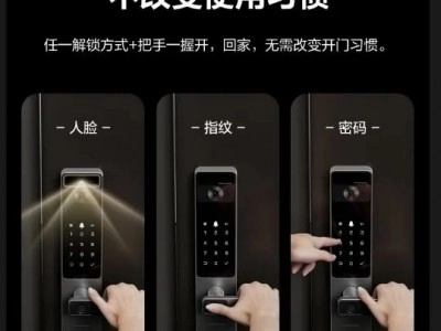 一握一推，螢石新款智能鎖帶你開啟便捷生活