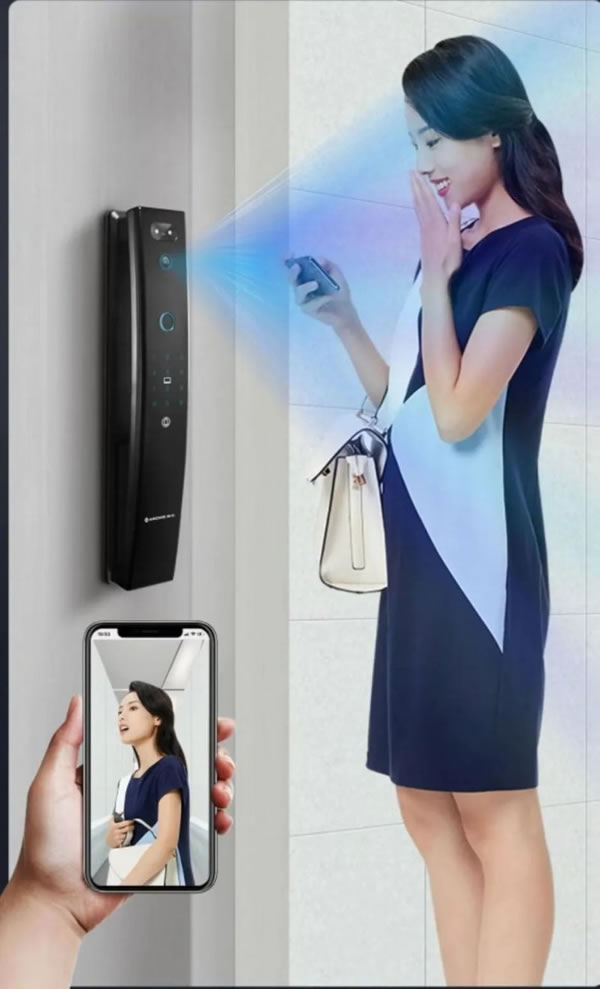 雅潔智能鎖M500-FR，開啟3D人臉識別高科技_3