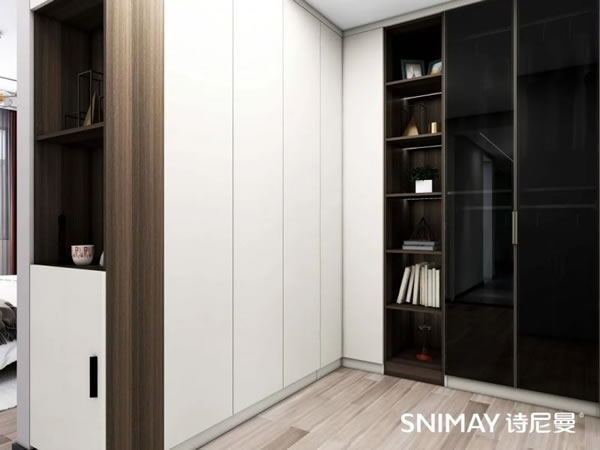 淺指智能鎖定制衣柜案例，輕奢玻璃配衣柜真的絕了_10