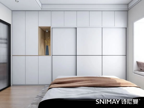 淺指智能鎖定制衣柜案例，輕奢玻璃配衣柜真的絕了_18
