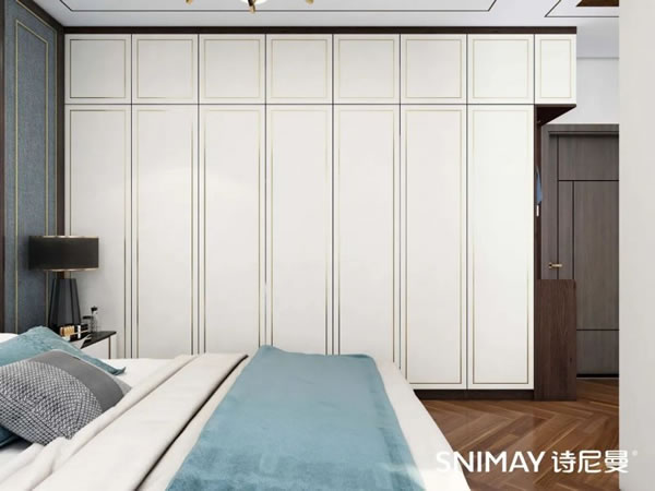 淺指智能鎖定制衣柜案例，輕奢玻璃配衣柜真的絕了_22