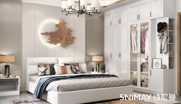 淺指智能鎖定制衣柜案例，輕奢玻璃配衣柜真的絕了_23