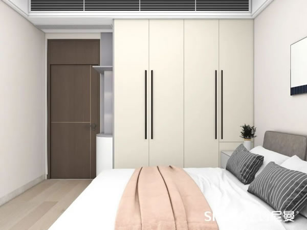 淺指智能鎖定制衣柜案例，輕奢玻璃配衣柜真的絕了_24