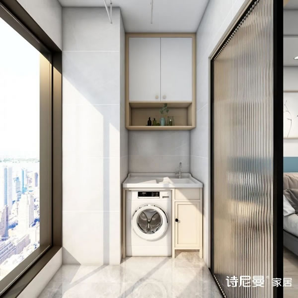 淺指智能鎖50個陽臺柜設計，滿足你所有需求足_29