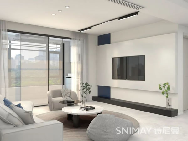 淺指智能鎖98㎡極簡兩居室，打造輕盈質(zhì)感家居_8