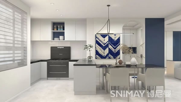 淺指智能鎖98㎡極簡兩居室，打造輕盈質(zhì)感家居_13