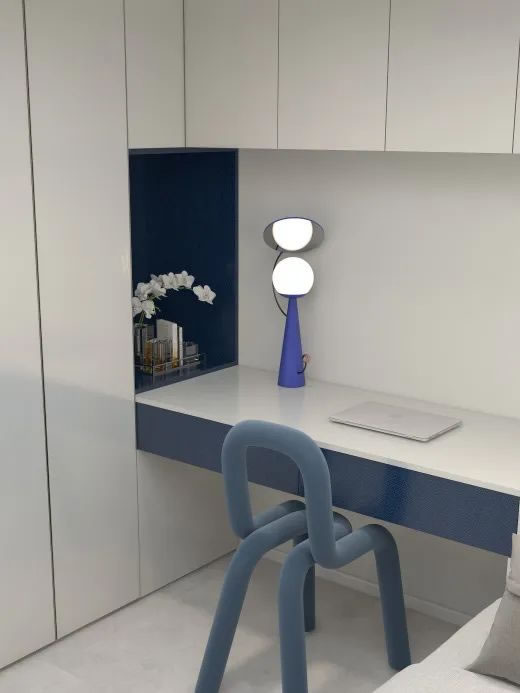 淺指智能鎖98㎡極簡兩居室，打造輕盈質(zhì)感家居_17