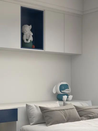 淺指智能鎖98㎡極簡兩居室，打造輕盈質(zhì)感家居_18