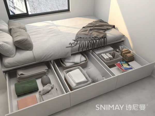 淺指智能鎖98㎡極簡兩居室，打造輕盈質(zhì)感家居_20